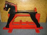 Red/Black Rocking Horse