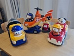Shake `n` Bobble Cement Mixer, Fire Engine and Helicopter