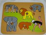 Jungle Animal Peek-In Puzzle