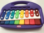 Little Rhythm Maker Piano - rainbow coloured