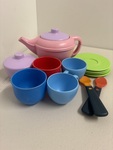 Multicoloured Tea Set