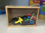 Wooden Number Magnets
