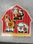 Jumbo Knob Barnyard Animals