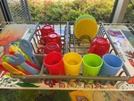 Dish Drainer with Dishes