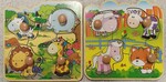2 Knob Puzzles - Country Scene and Jungle
