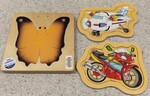 3 Wooden Puzzles