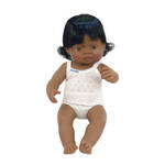MiniLand - Latin Amercian Baby Girl Doll