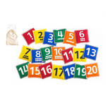 Numeral Bean Bags 1 - 20