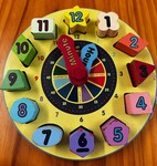 Shape Sorting Clock