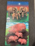 Tuzzles Elephant Puzzle & Pig Puzzle