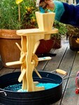 Wooden Sand and Water Wheel