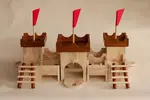 Qtoys - Wooden Medieval Castle