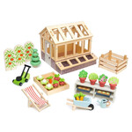 Greenhouse with Garden Playset