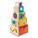 5 Wooden Activity Stackers