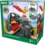 BRIO Crane and Mountain Tunnel