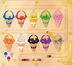 Magnetic Ice-Cream Colour Match