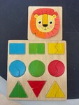 Shapes and Lion Puzzles 