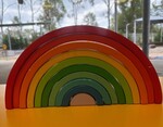 KDT12598: Wooden Rainbow