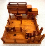 Wooden Cattle Yard & Truck
