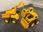 Construction Vehicles - 4 Yellow & Black 