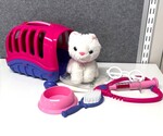 Pet/Vet Cat with Carrier Playset