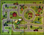 Country Side Road Rug 