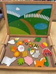Country Farm Magnets and Chalk Board