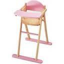 Pink Wooden High Chair