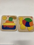 Wooden Boat and Turtle Puzzle