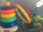 Stacking, Threading and Pull-Push Toys Set