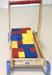 ELC Wooden Walker & Plastic Blocks
