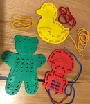 Threading Shape Cards