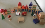 Wooden City Blocks
