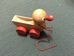 Pull along duck