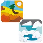 Freezing & Scorching 2 Tier Puzzle