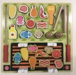 Wooden Grill/BBQ Set