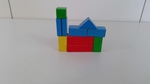 Coloured Wooden Building Blocks