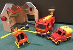 Fireman Sam Carry Along Fire Station