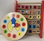 Alphabet Abacus and Clock