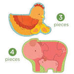 Farm Animals Puzzle x 3