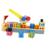 Wooden Magnetic Cargo Boat