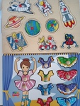 Space and Ballerina Puzzle Set