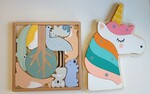 Unicorn and Australian Animals Puzzle Set