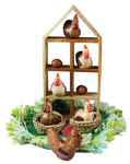 Chicken House and Nesting Set