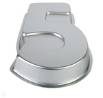 3170: PARTY HIRE Cake Pan - Number 5