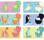 Funny Eggs Puzzle Duo (6 puzzles)