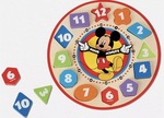 Mickey Mouse Wooden Shape Sorting Clock