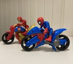 Marvel Superhero Motorcycle Set