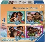 Moana 2 One Ocean One Heart 4 Puzzles