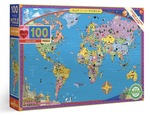 2861: World Map Puzzle 100 pcs